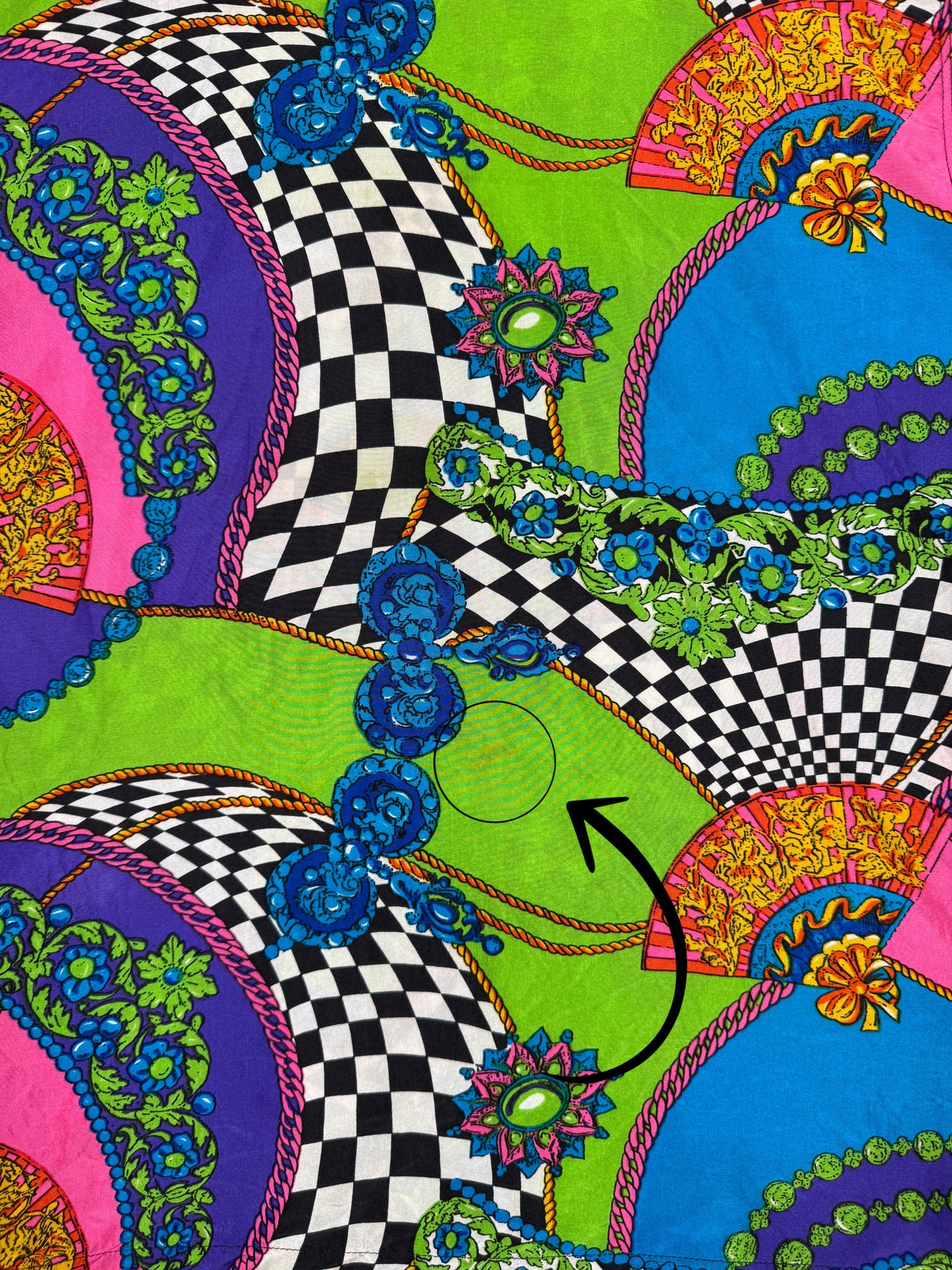 Acid Trip Silk Blouse