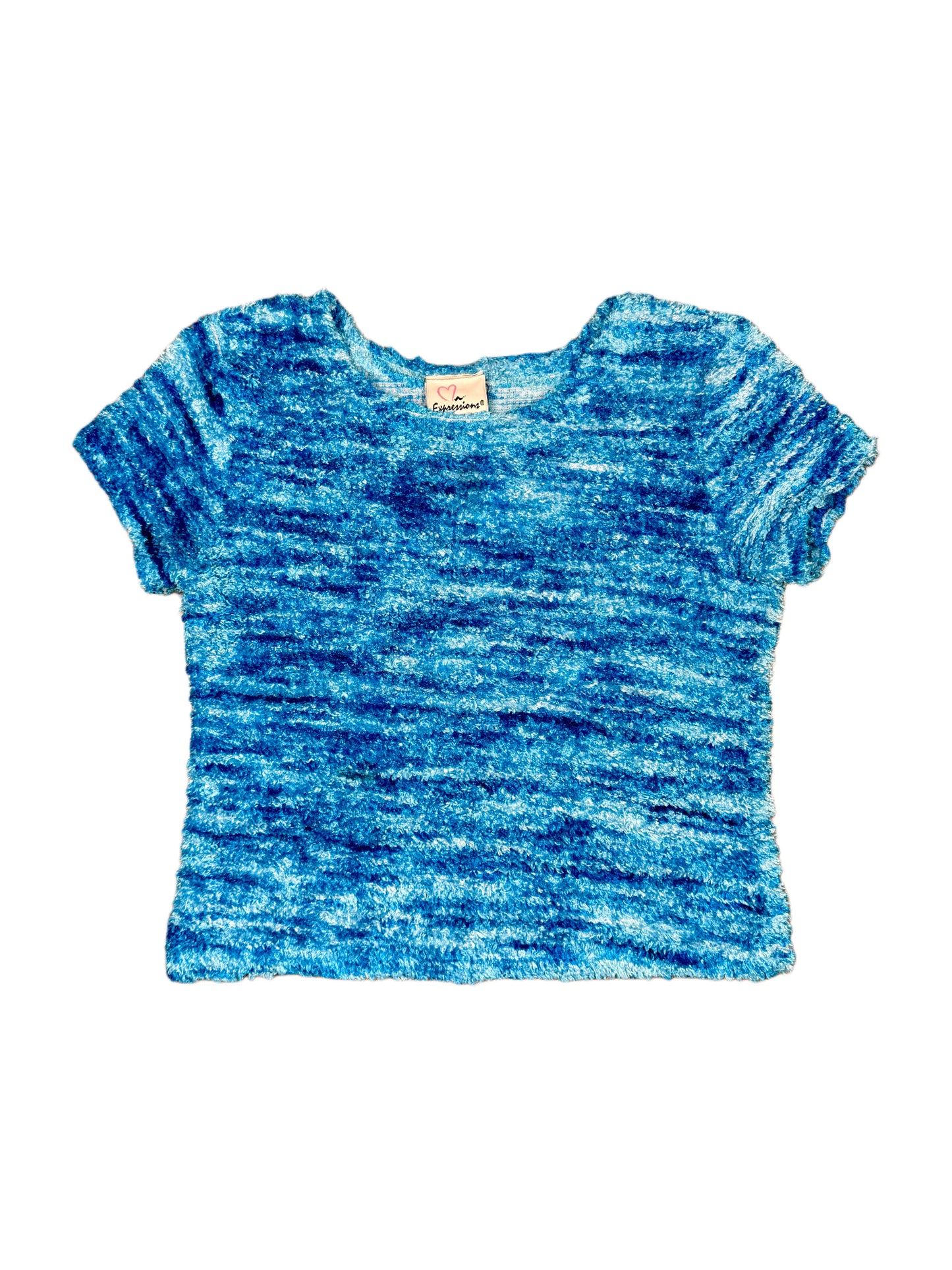 Feeling Blue Fuzzy Top