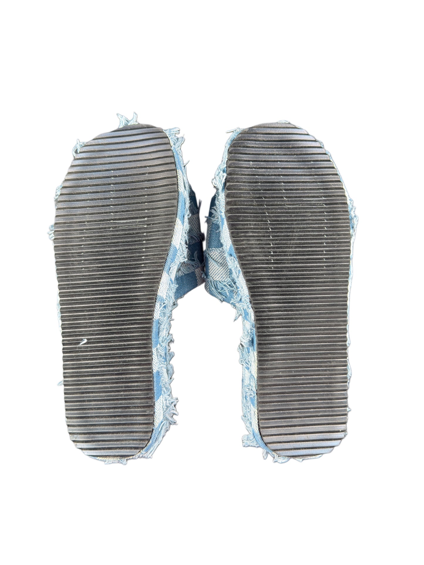 Denim Dreamz Platform Mules