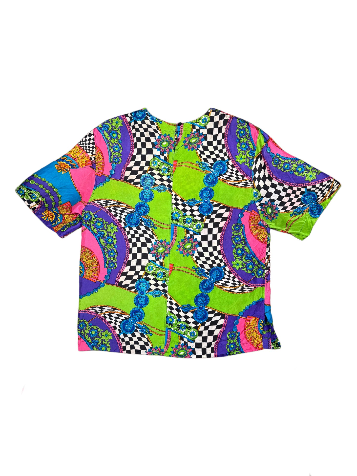 Acid Trip Silk Blouse