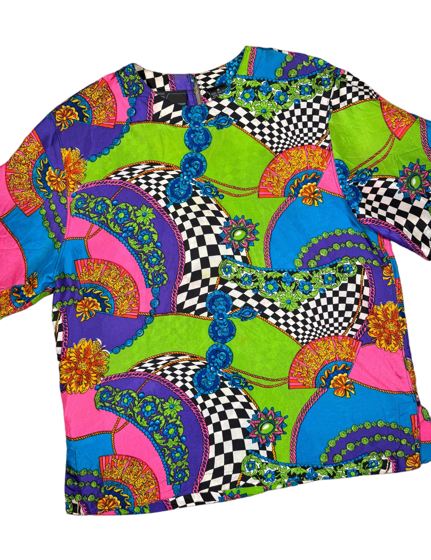 Acid Trip Silk Blouse