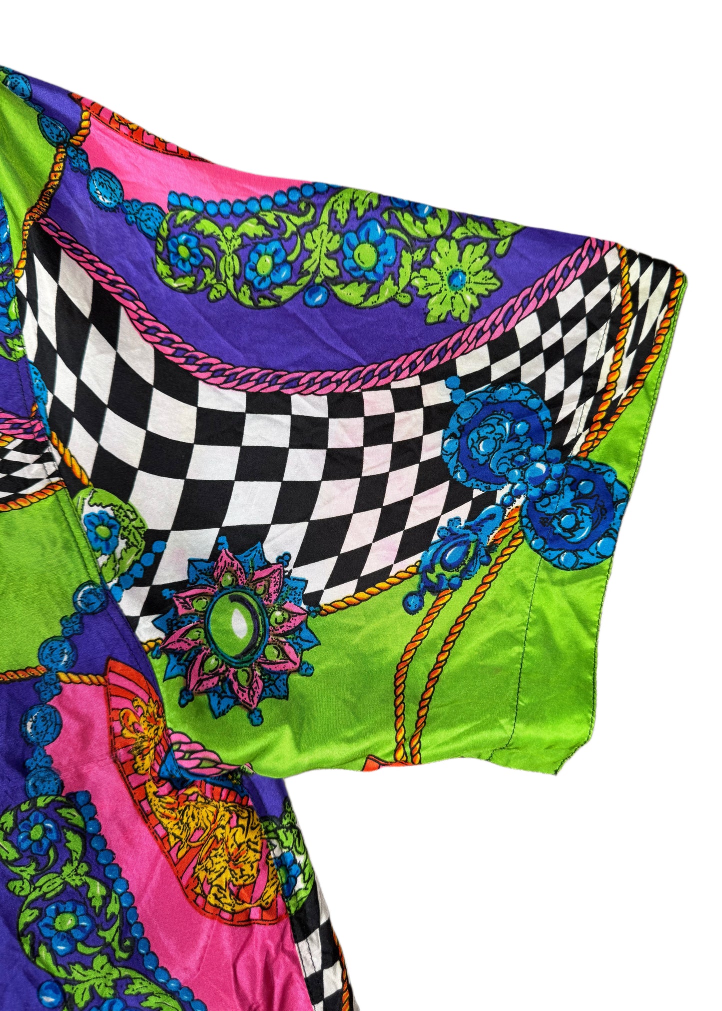 Acid Trip Silk Blouse