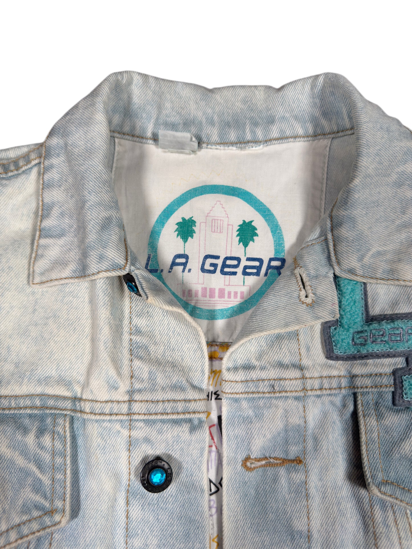 LA Dreamin Cropped Denim Jacket