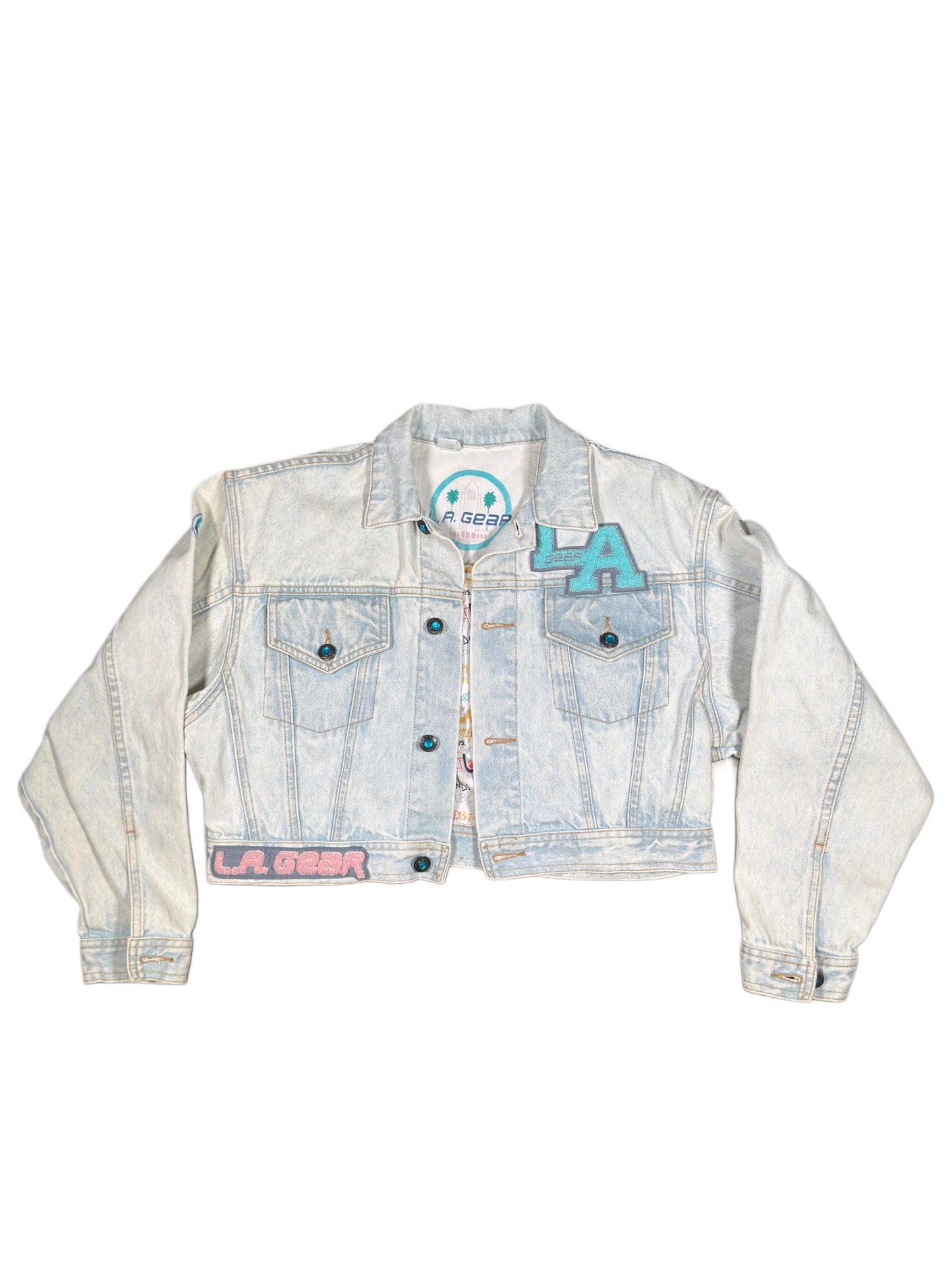 LA Dreamin Cropped Denim Jacket