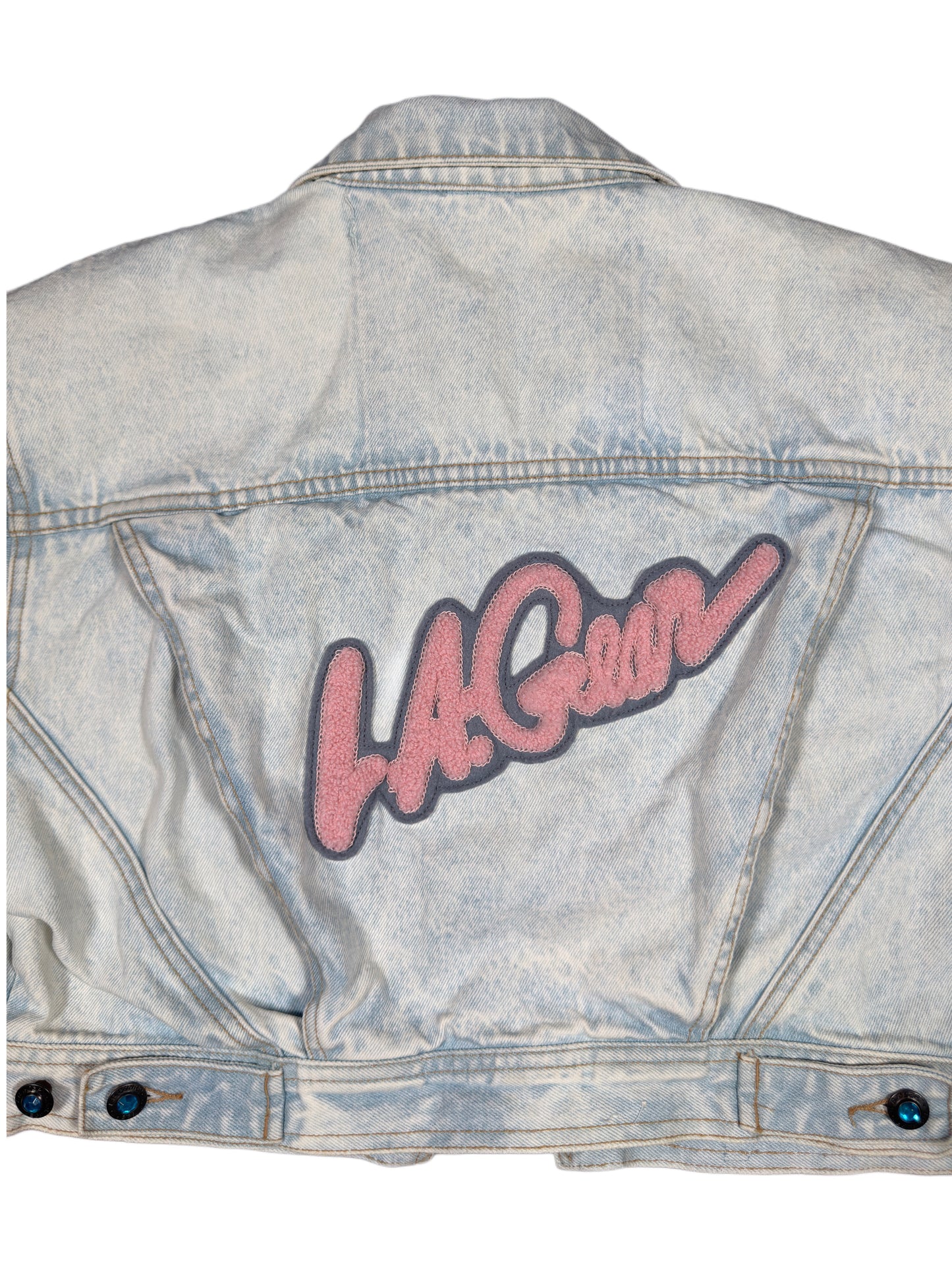 LA Dreamin Cropped Denim Jacket