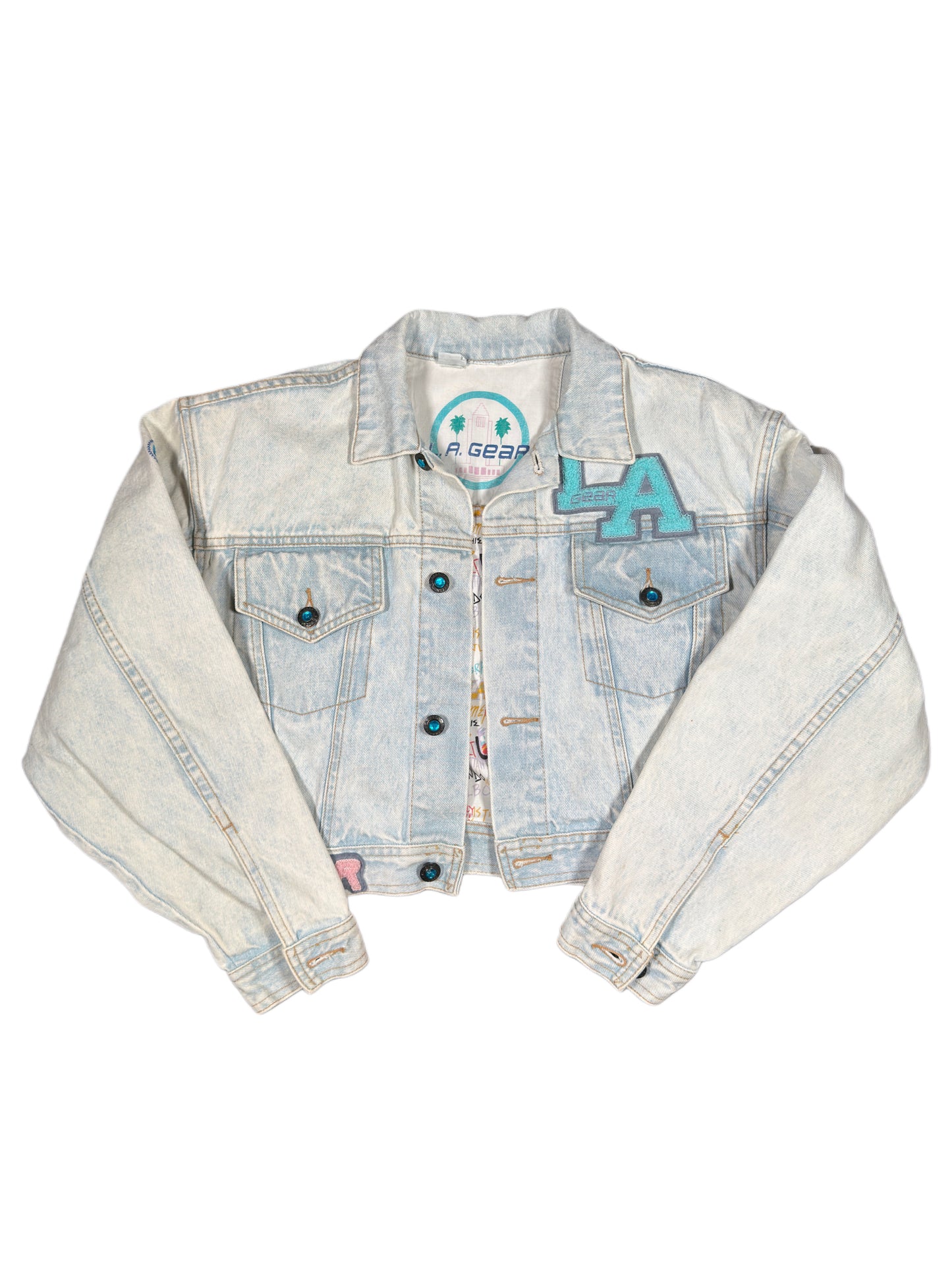 LA Dreamin Cropped Denim Jacket