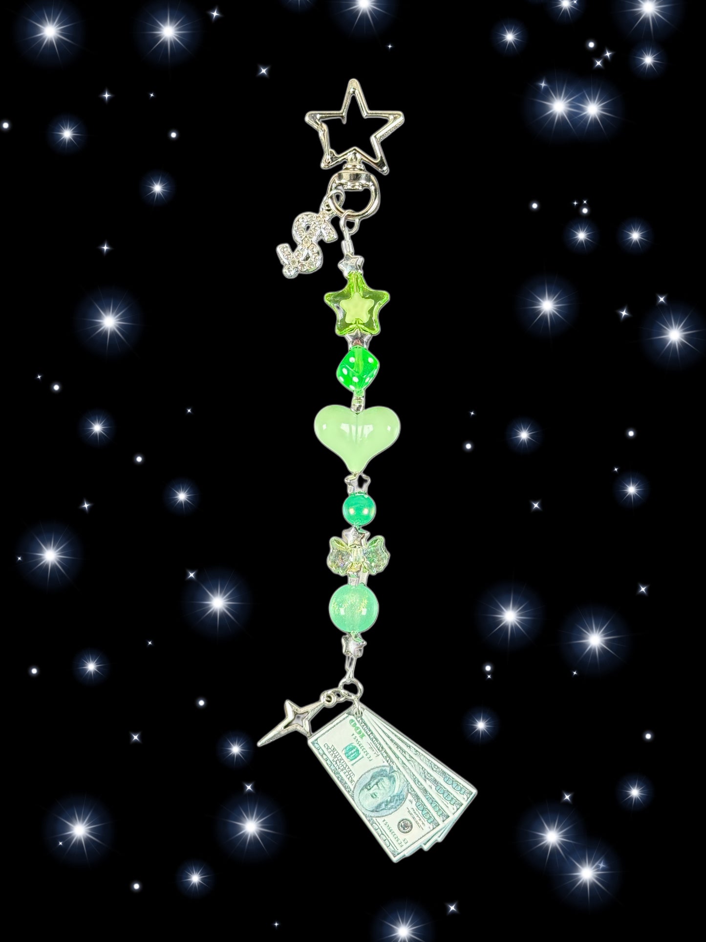 The Money Is The Motive Bag Charm