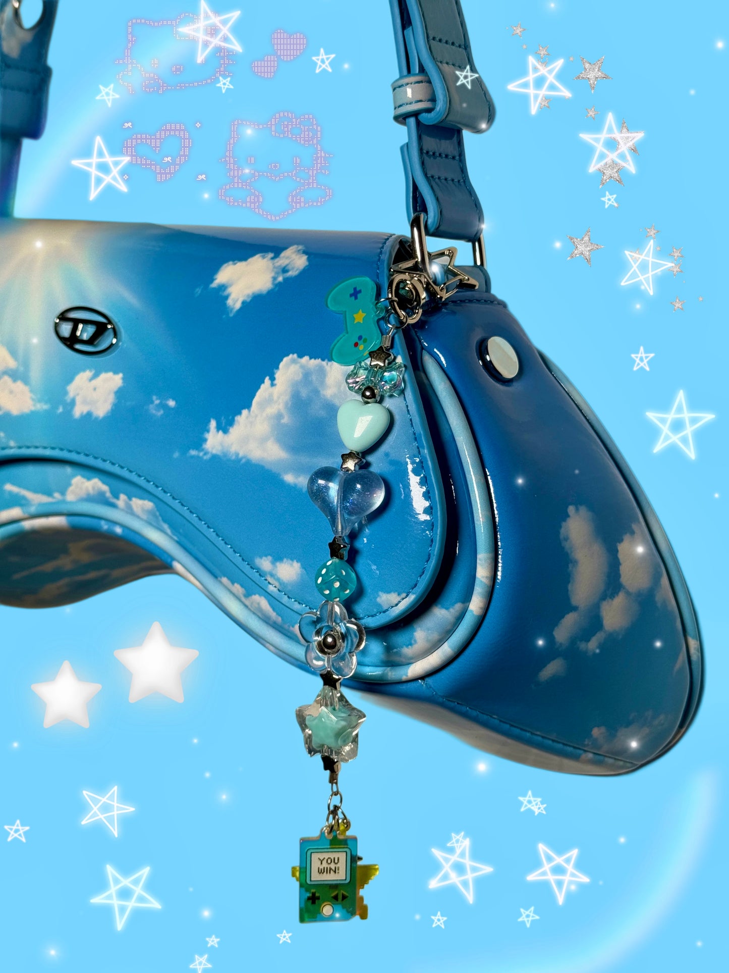 Gamer Girl Bag Charm